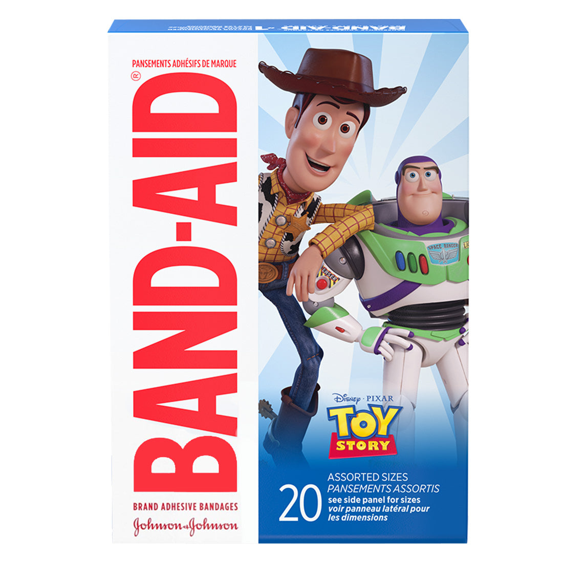 J & J BAND-AID Toy Story 4 - Assorted (20-ct)