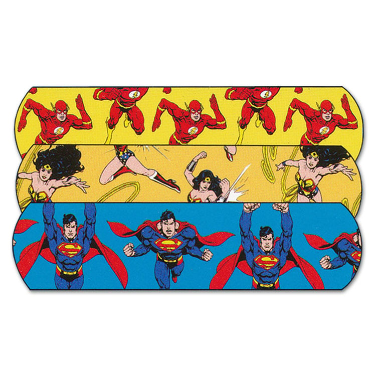 Justice League Superman Assorted Adhesive Bandages - 3/4" x 3" (100-ct)