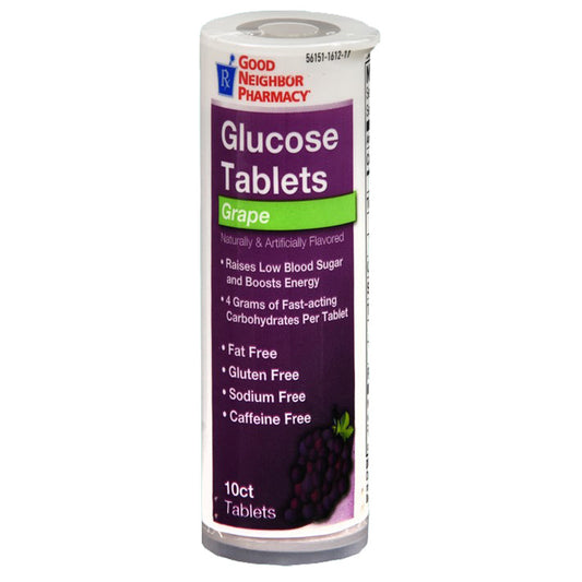 Glucose Tablets, Grape (10-ct)