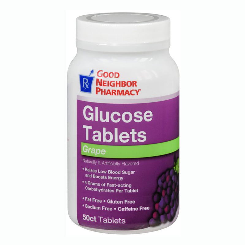 Glucose Tablets, Grape (50-ct)