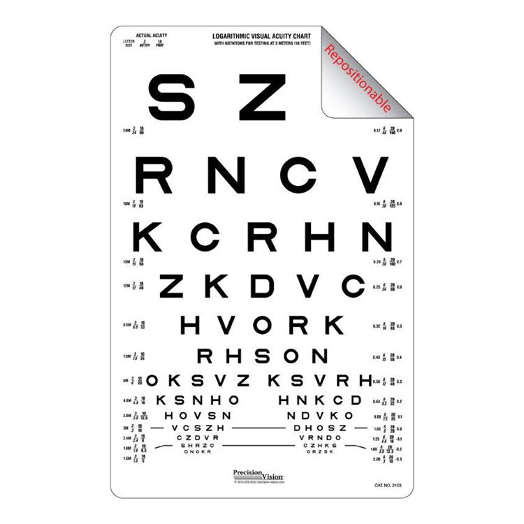 10 ft: SLOAN - SZN (13 Line) Repositionable StikAblility Chart