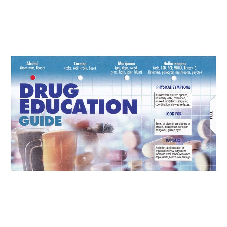 Slide Guide Cards - Drug Education