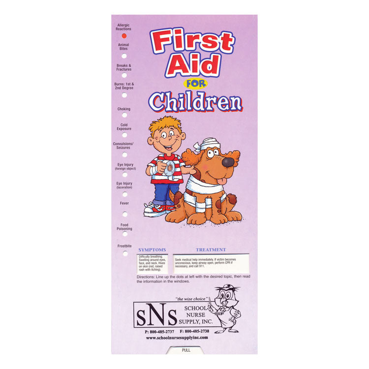 Slide Guide Cards - First Aid for Children