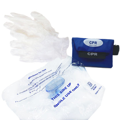 CPR Keychain with Gloves