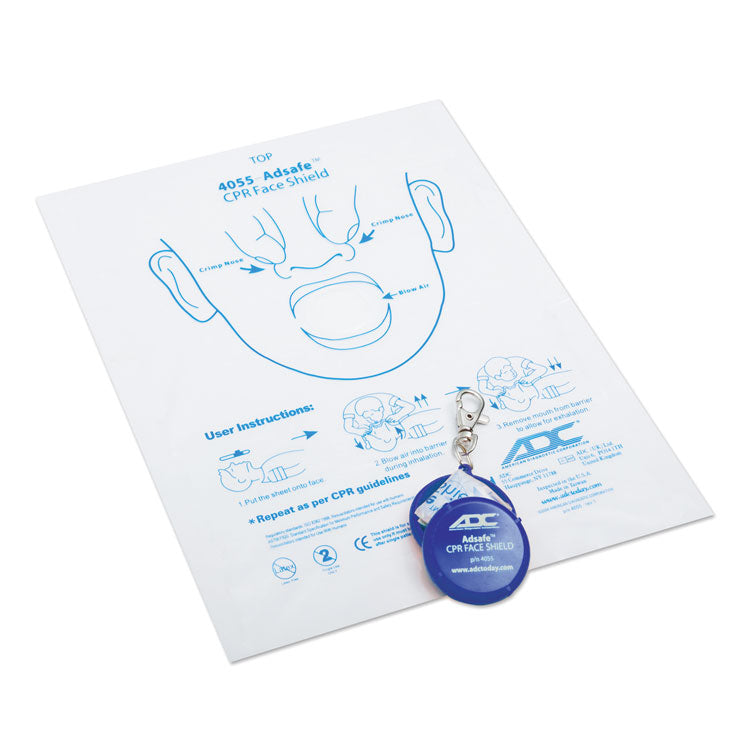 ADC Adsafe CPR Face Shield with Key Ring Clasp