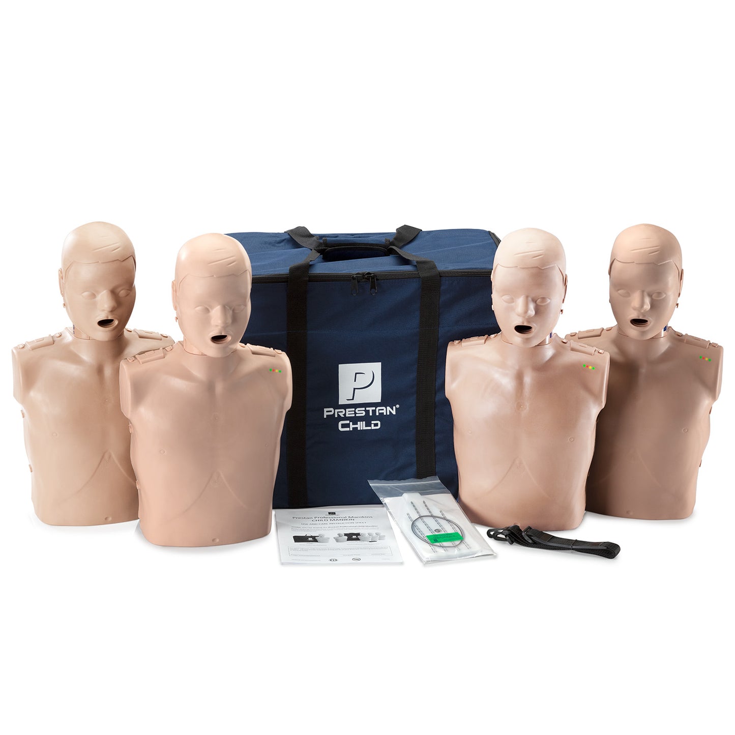 PRESTAN Professional CPR Manikins with CPR Monitor - 4-Pack (Child)