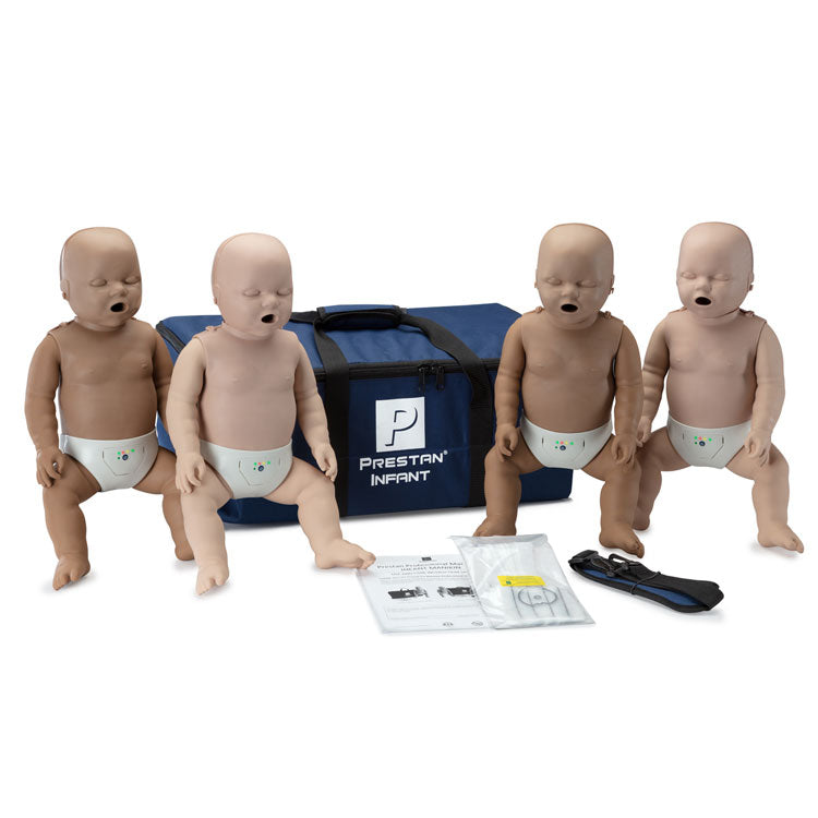 PRESTAN Professional CPR Manikins with CPR Monitor - 4-Pack **Diversity Option** (Infant)