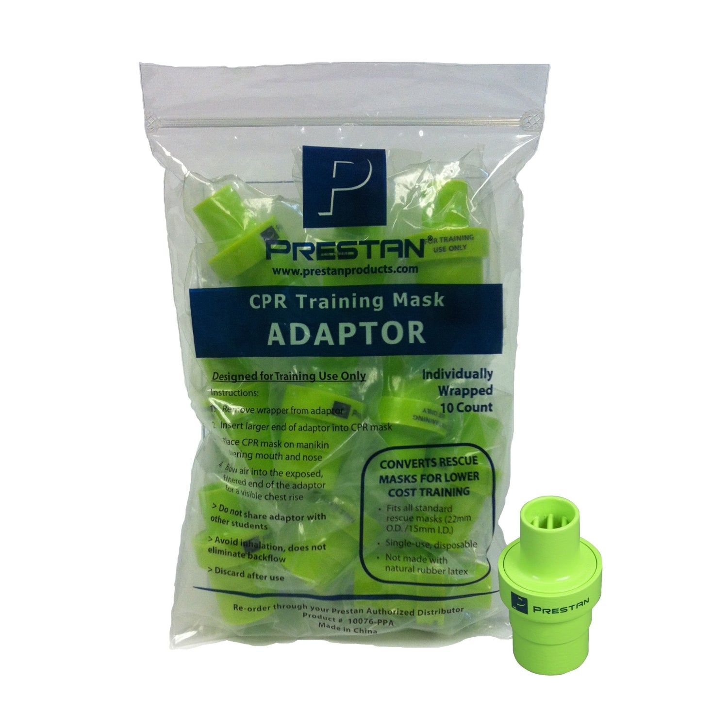 Prestan CPR Training Mask Adaptor 