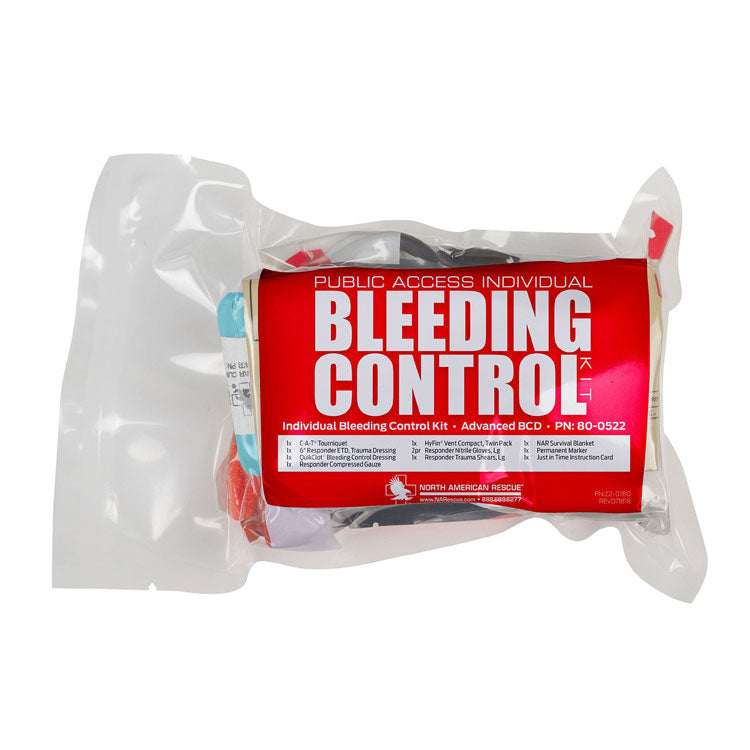 Public Access Individual Bleeding Control 8-Packs - Advanced BCD