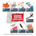 Individual Public Access Bleeding Control with Clear Wall Case