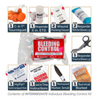 Individual Public Access Bleeding Control with Clear Wall Case