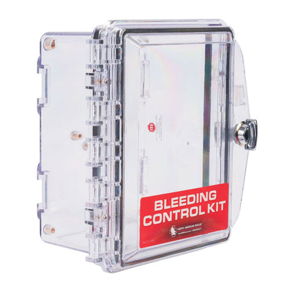 Individual Public Access Bleeding Control with Clear Wall Case