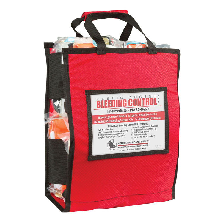 Public Access Individual Bleeding Control 8-Packs - Basic