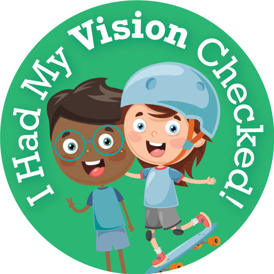 I Had My Vision Checked! Stickers (120-ct)