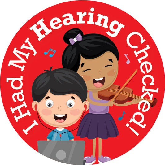 I Had My Hearing Checked! Stickers (120-ct)