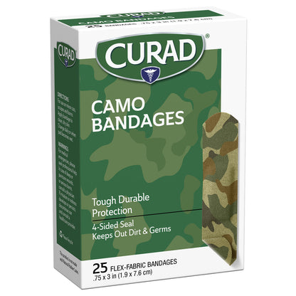 CURAD Children's Flex-Fabric Bandages - Camo (25-ct)