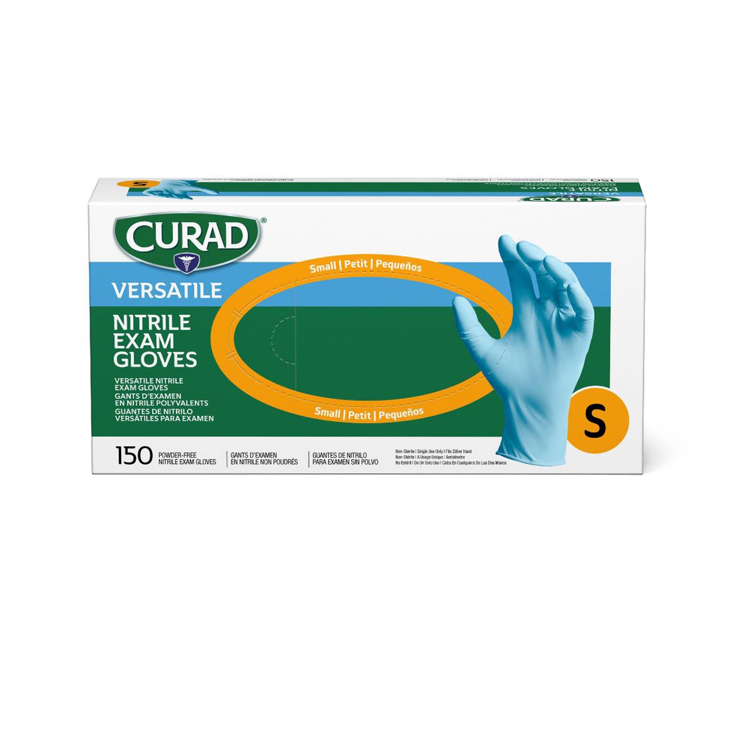 CURAD Nitrile Powder-Free Gloves - Small