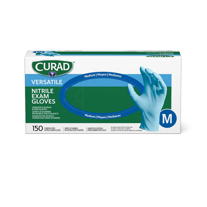 CURAD Nitrile Powder-Free Gloves  - Medium