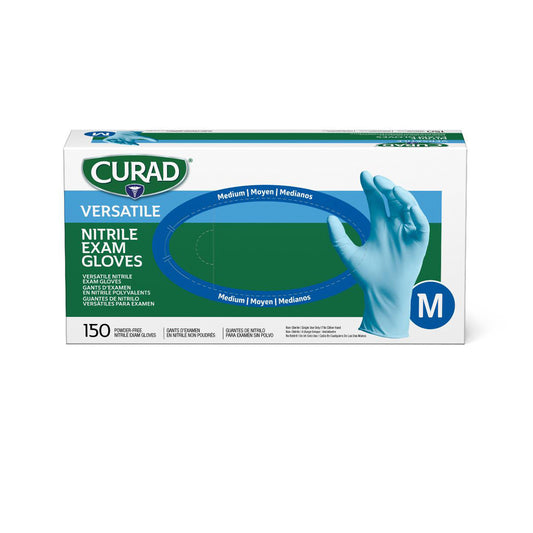 CURAD Nitrile Powder-Free Gloves  - Medium