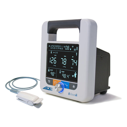 ADC ADView2 Diagnostic System - Blood Pressure & Pulse Oximeter