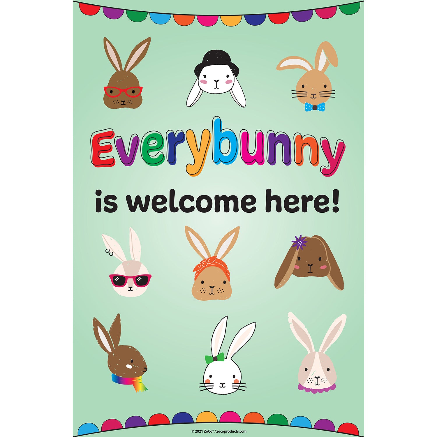 Everybunny is Welcome Poster