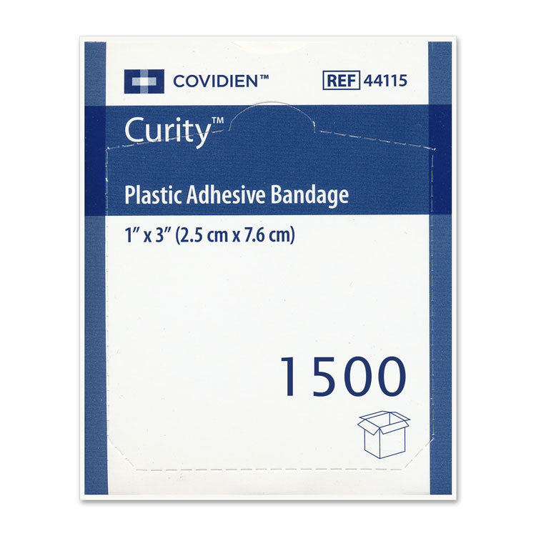 Curity Plastic Bandages - 1" x 3" (1,500-ct)