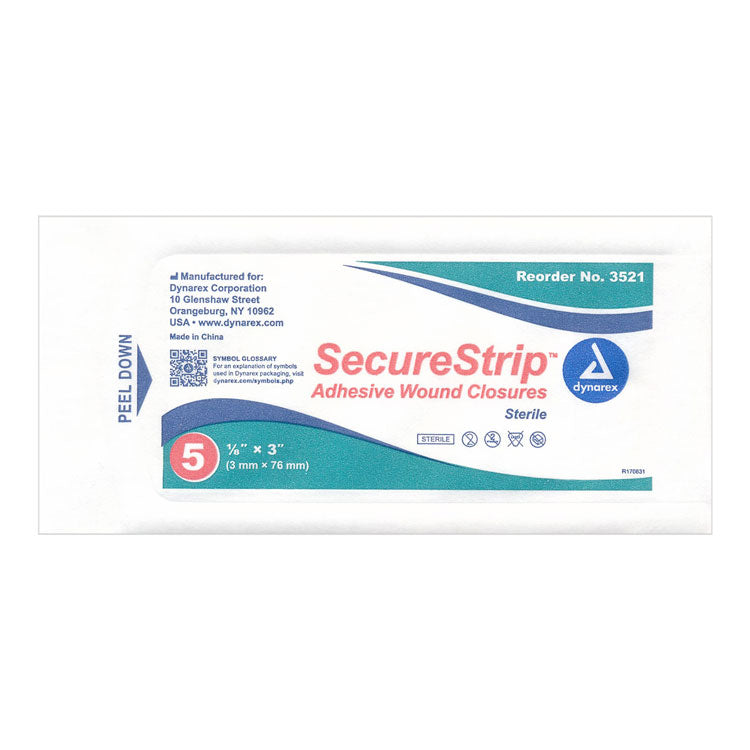 Wound Closure Strips - 1/8" x 3" (250-ct)