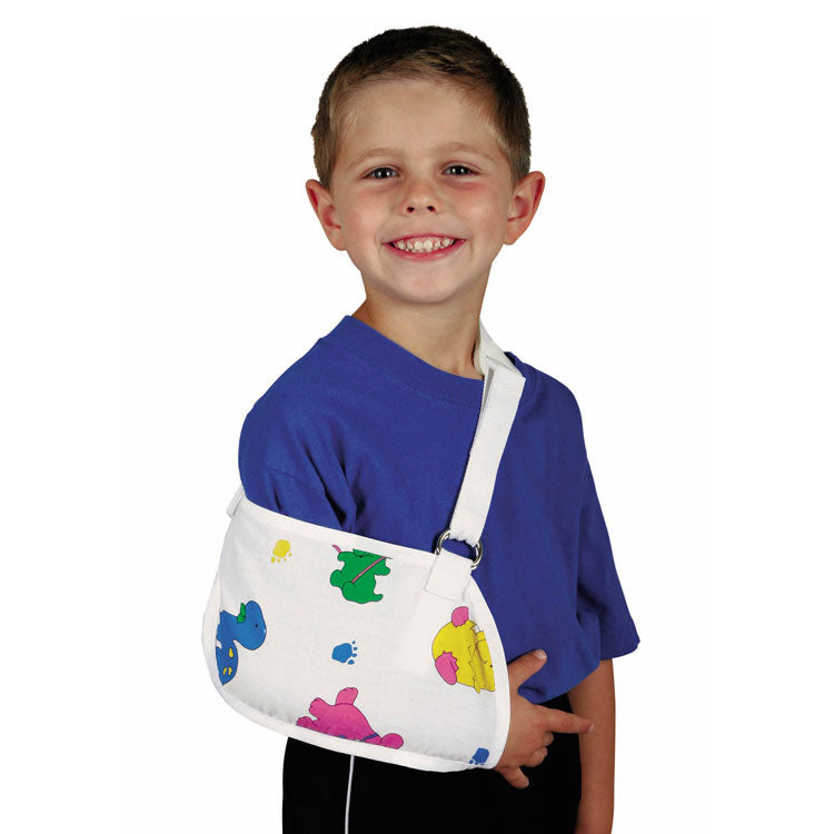 Arm Sling - Pediatric Print with Shoulder Pad