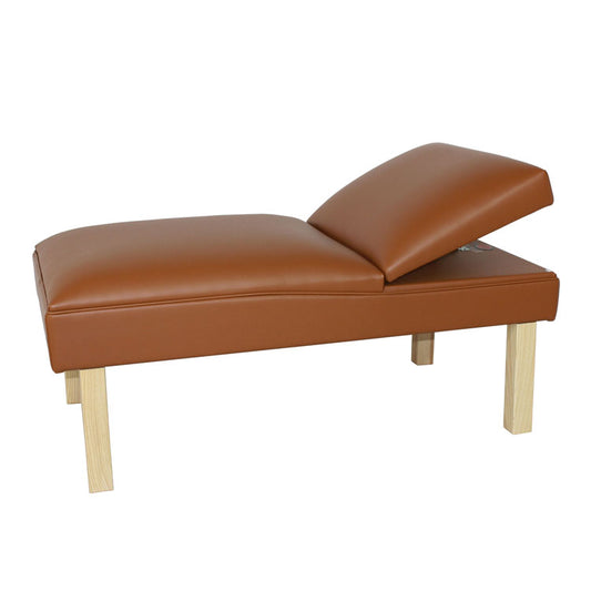 Preschool Adjustable Headrest Couch - Hardwood Tapered Legs