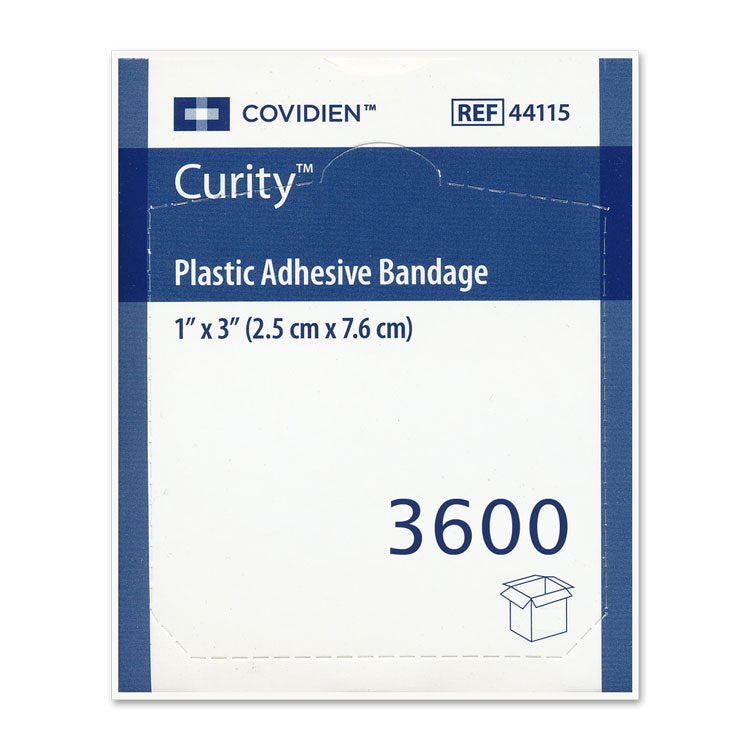 Curity Plastic Bandages - 1" x 3" (3,600-ct)