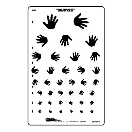 20 ft: Hand Symbol (8 Line) Chart