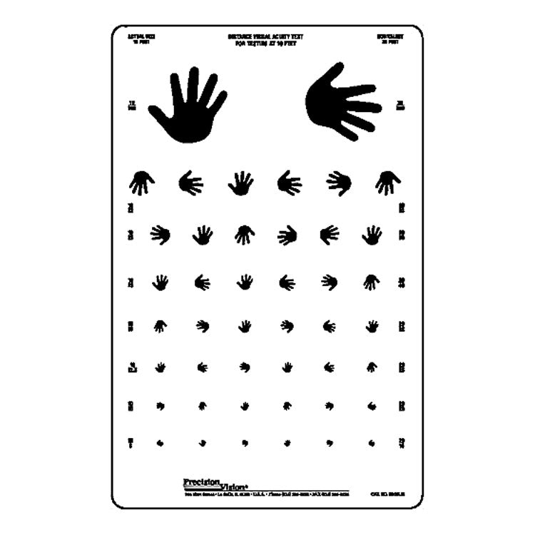 10 ft: Hand Symbol (8 Line) Chart