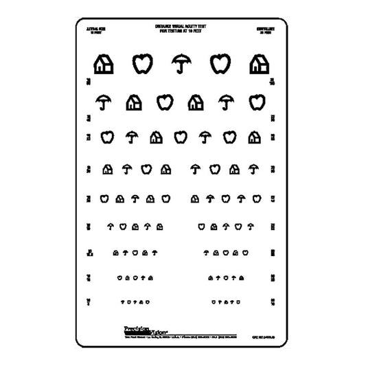 10 ft: Kindergarten (9 Line) Chart