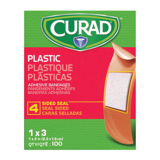 CURAD Plastic Bandages - 1" x 3" (1,200-ct)