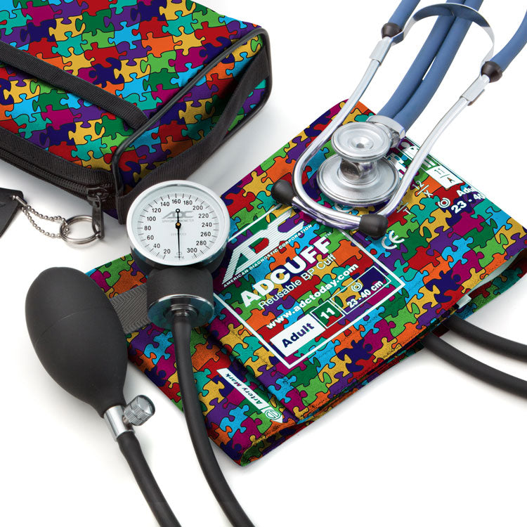 ADC Pro's Combo II SR Pocket Aneroid/Sprague Kit (Autism Puzzle Pieces)