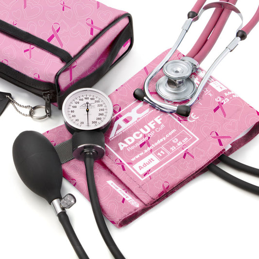 ADC Pro's Combo II SR Pocket Aneroid/Sprague Kit (Breast Cancer Awareness) - Adult