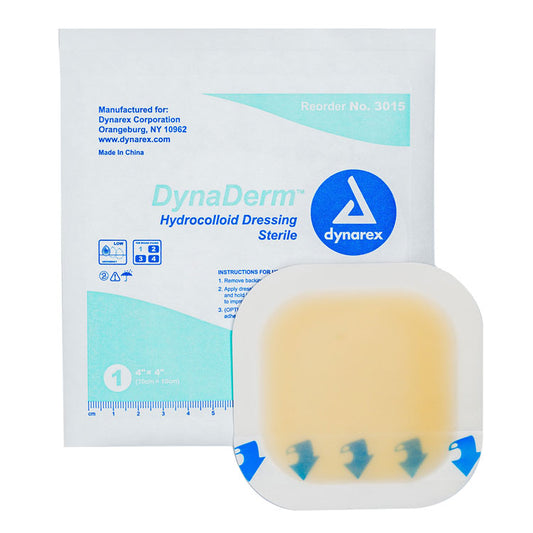 DynaDerm Hydrocolloid Dressing - 2" x 2" (20-ct)