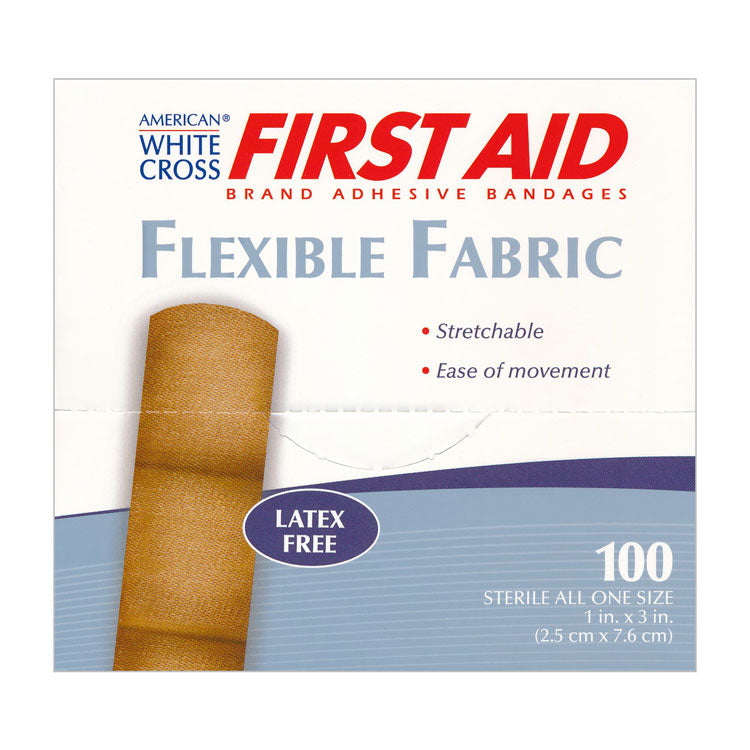 American White Cross Flexible Fabric Bandages - 1" x 3" (1,300-ct)