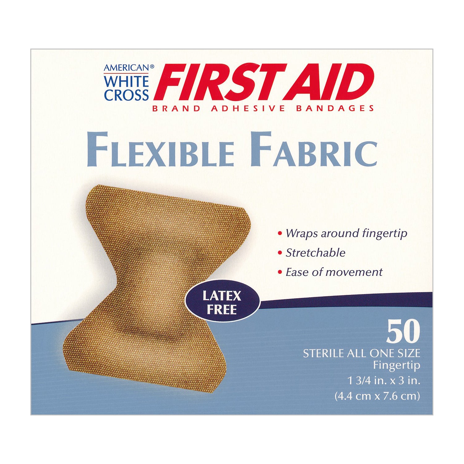 American White Cross Flexible Fabric Bandages