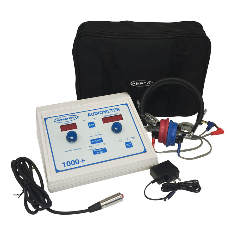 AMBCO1000+ OTO-Screen Audiometer with Carrying Case