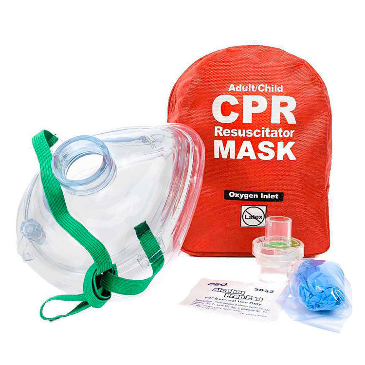 CPR Resuscitator Mask - Adult & Child (Soft Case)