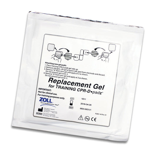 ZOLL AED Plus Trainer - Trainer Replacement Adhesive Gels for CPR-D-Padz (5-ct)