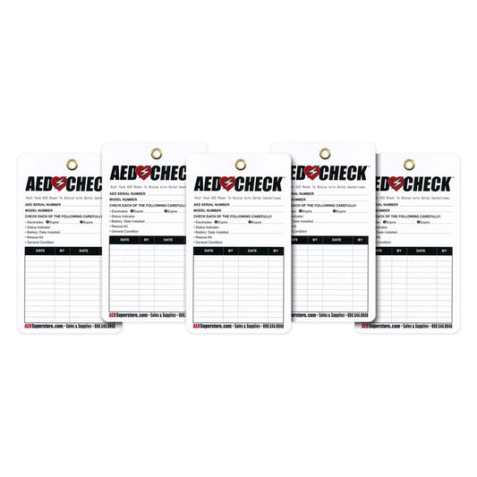 AED Check Tags (5-ct)