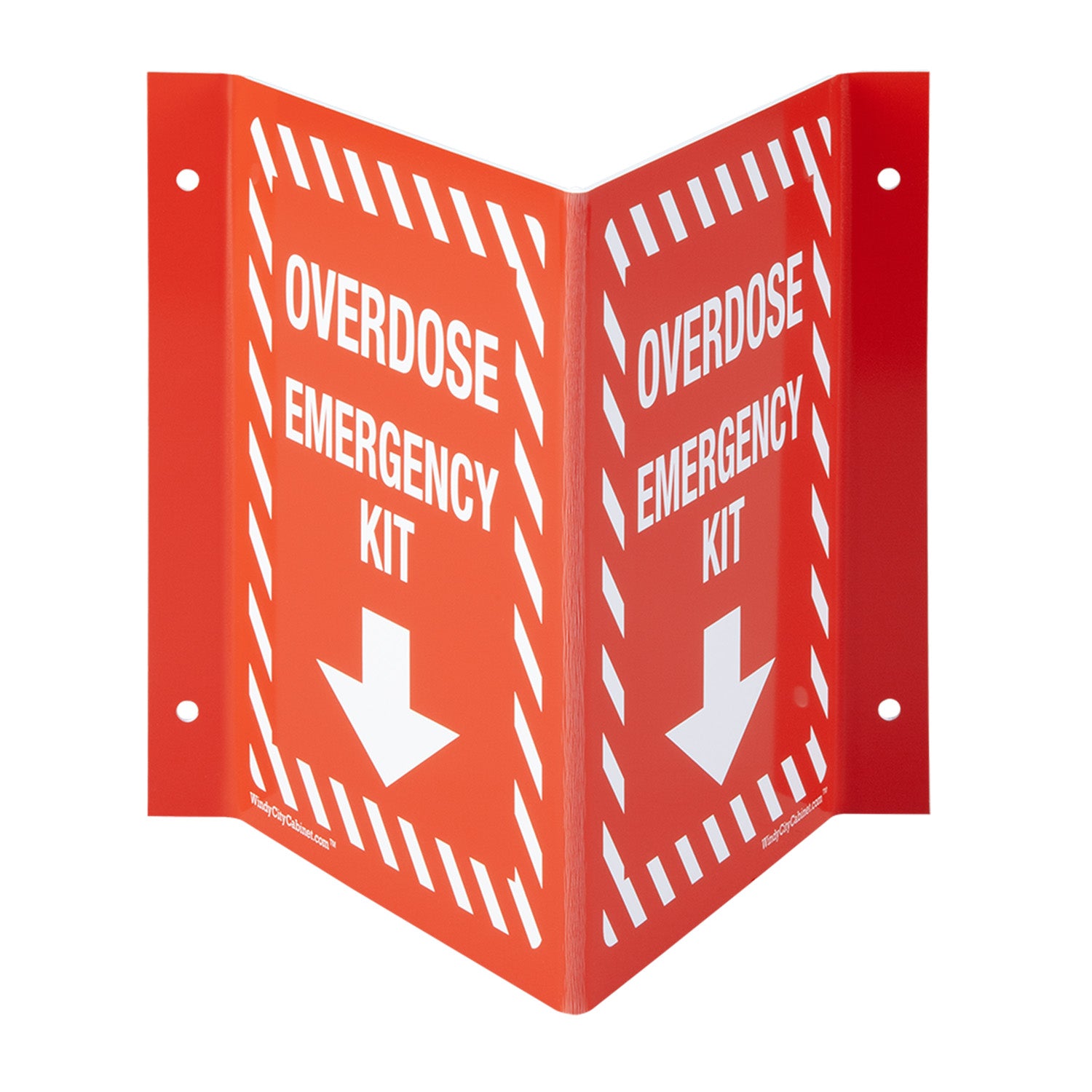 3D Projecting Wall Signs: Overdose Emergency & Bleeding Control