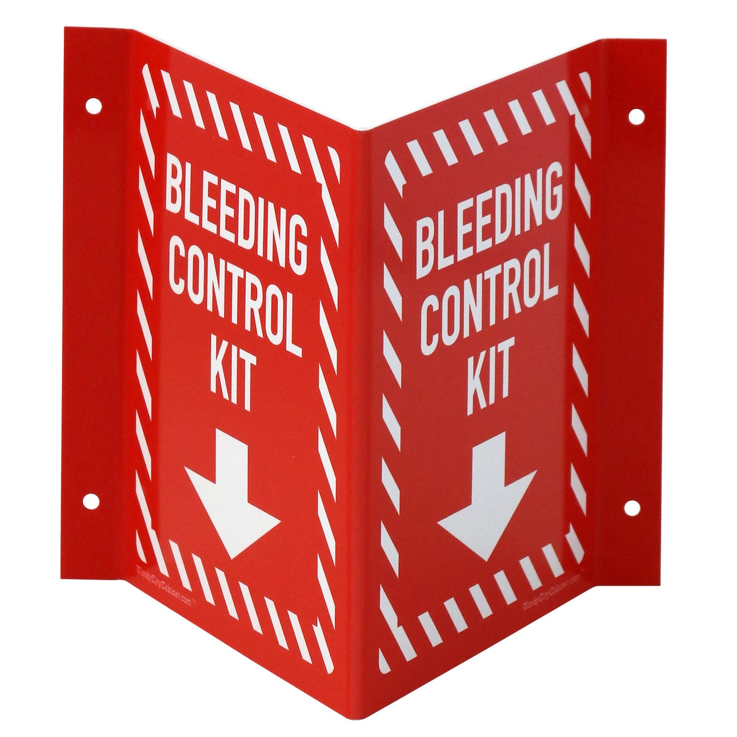 3D Projecting Wall Signs: Overdose Emergency & Bleeding Control