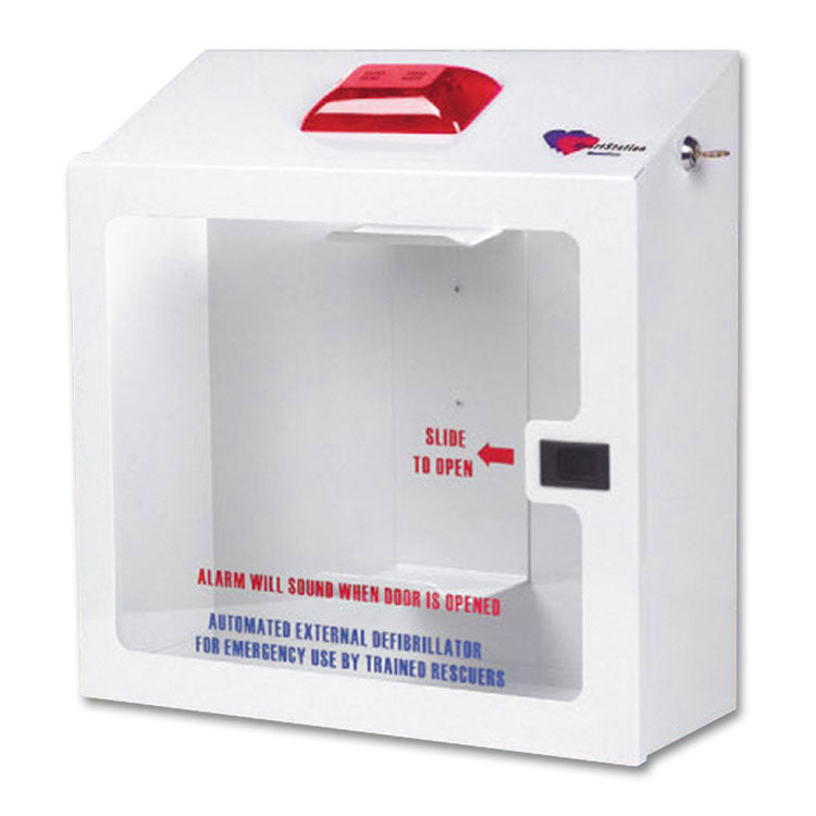 HeartStation RC5300 and RC5500 AED Cabinet with Alarm