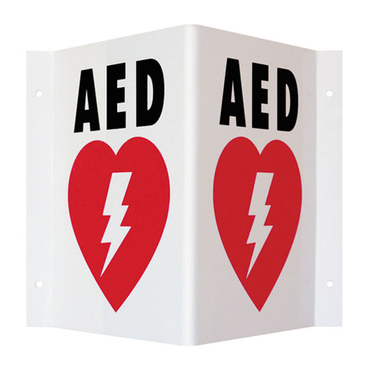 3D Wall Sign - AED Triangle