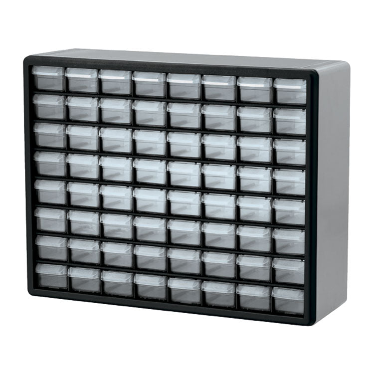 Plastic Storage Cabinets - 64 Drawers