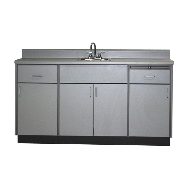 68" Exam Room Sink Base Cabinet with Sink