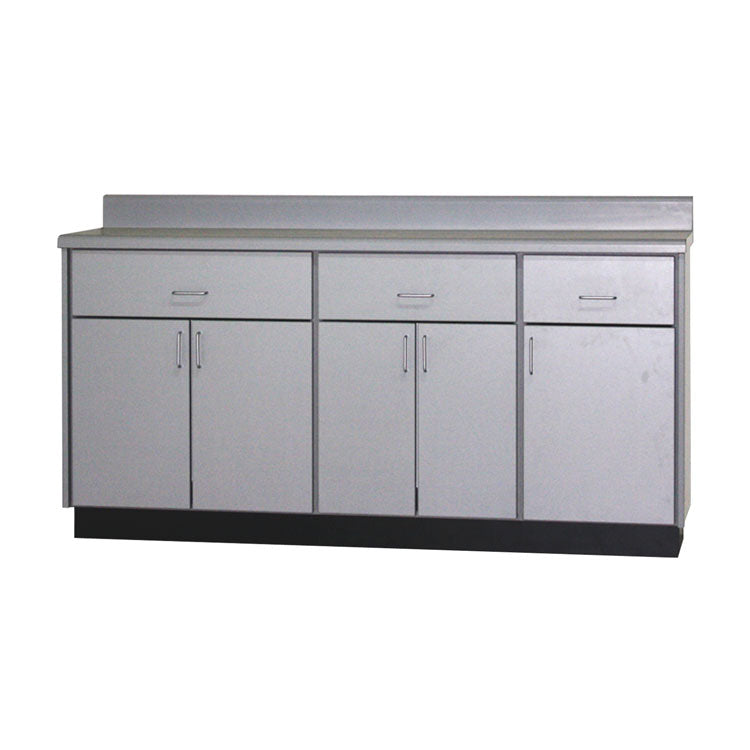 74" Exam Room Base Cabinet with 3 Drawers, 5 Doors & 3 Shelves